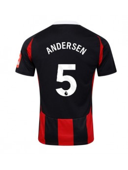 Fulham Joachim Andersen #5 Auswärtstrikot 2024-25 Kurzarm
